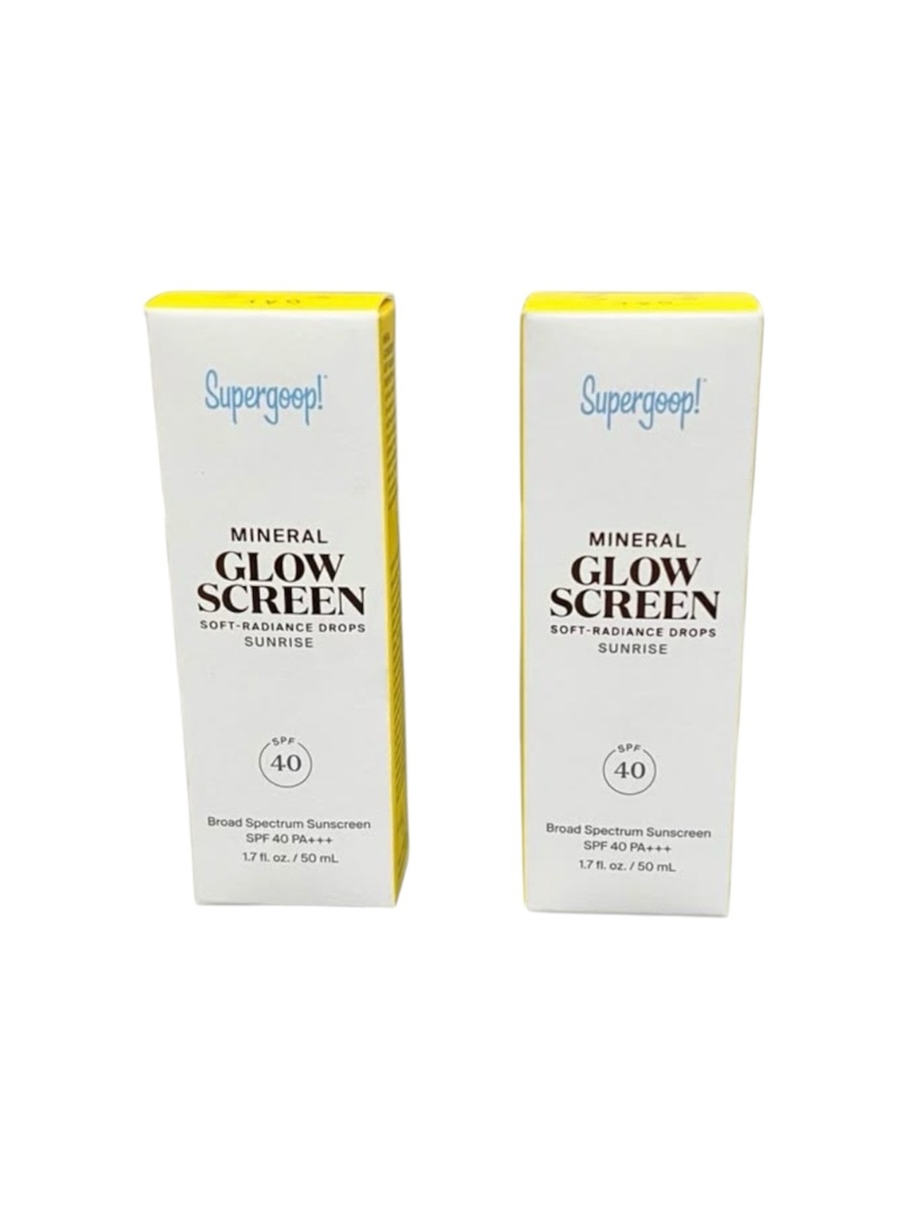 Supergoop! Glow Screen SPF 40 - Sunrise | Set of 2